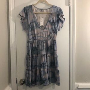 Urban Outfitters Womens Size M Cosmic Babydoll Mini Dress